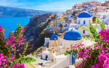 Santorini in Greece