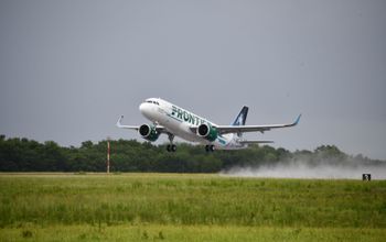 Frontier Airlines plane.