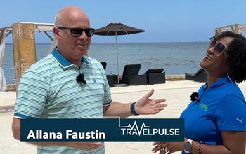 Allana Faustin with John Kirk on Location in Jamaica 