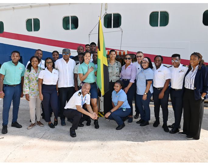 Carnival Cruise Line team members with tourism minister Edmund Bartlett and Jamaica Tourism Cares taskforce member Joy Roberts Carnival Cruise Line team members with tourism minister Edmund Bartlett and Jamaica Tourism Cares taskforce member Joy Roberts