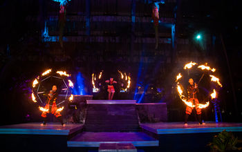 Fire shows at Oasis Hotels & Resorts