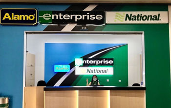 Enterprise car rental branch.
