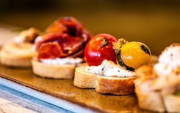 A selection of bruschetta from the Heart of Tuscan Cuisine (Italian) menu