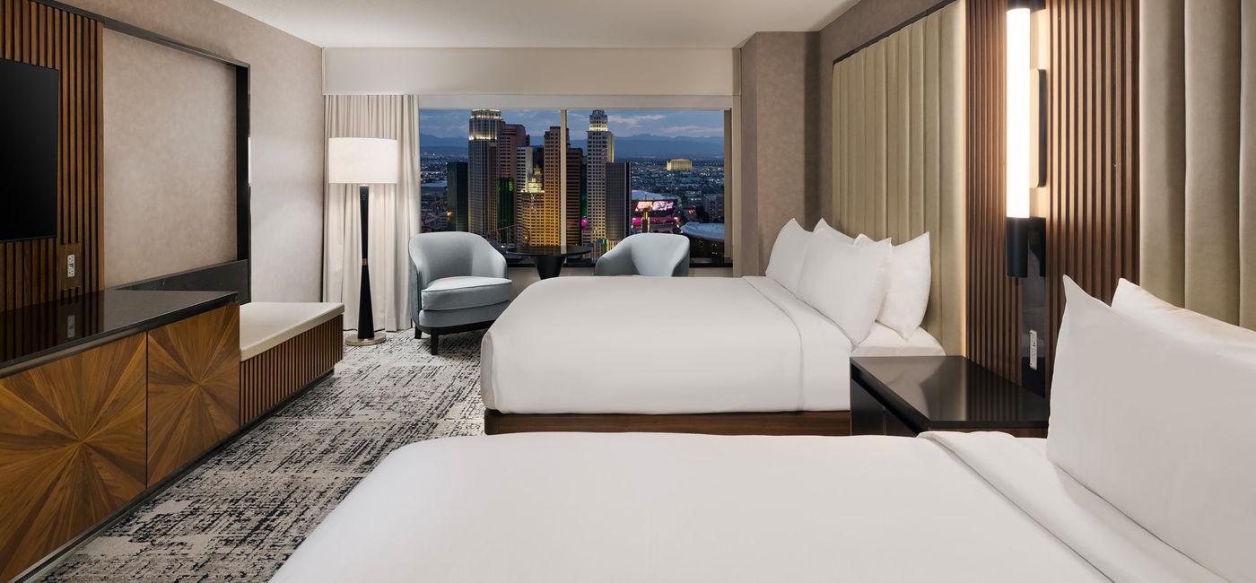 Image: A two queen room inside the MGM Grand Hotel & Casino. (Photo Credit: MGM Grand Hotel & Casino)