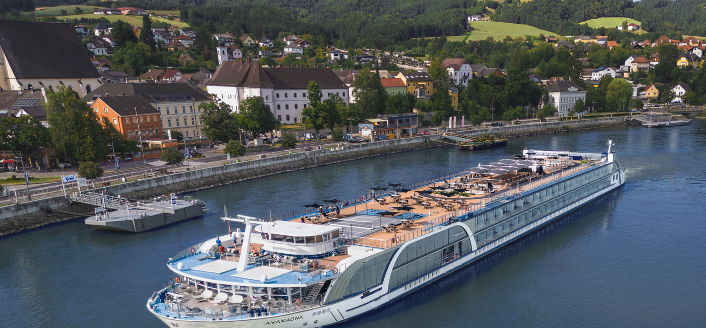 Image: Exterior of the AmaMagna on the Danube River (Photo Credit: AmaWaterways)
