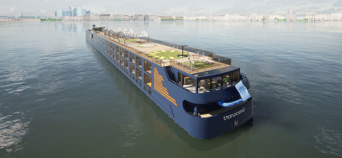 Image: Exterior wellness deck aboard Transcend Cruises. (Photo Credit: Transcend Cruises)