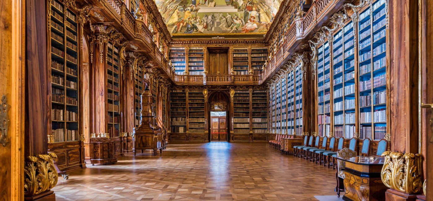 Image: Historic library of the Strahov Monastery in Prague, Czech Republic. (Photo Credit: Adobe Stock/Arnold)