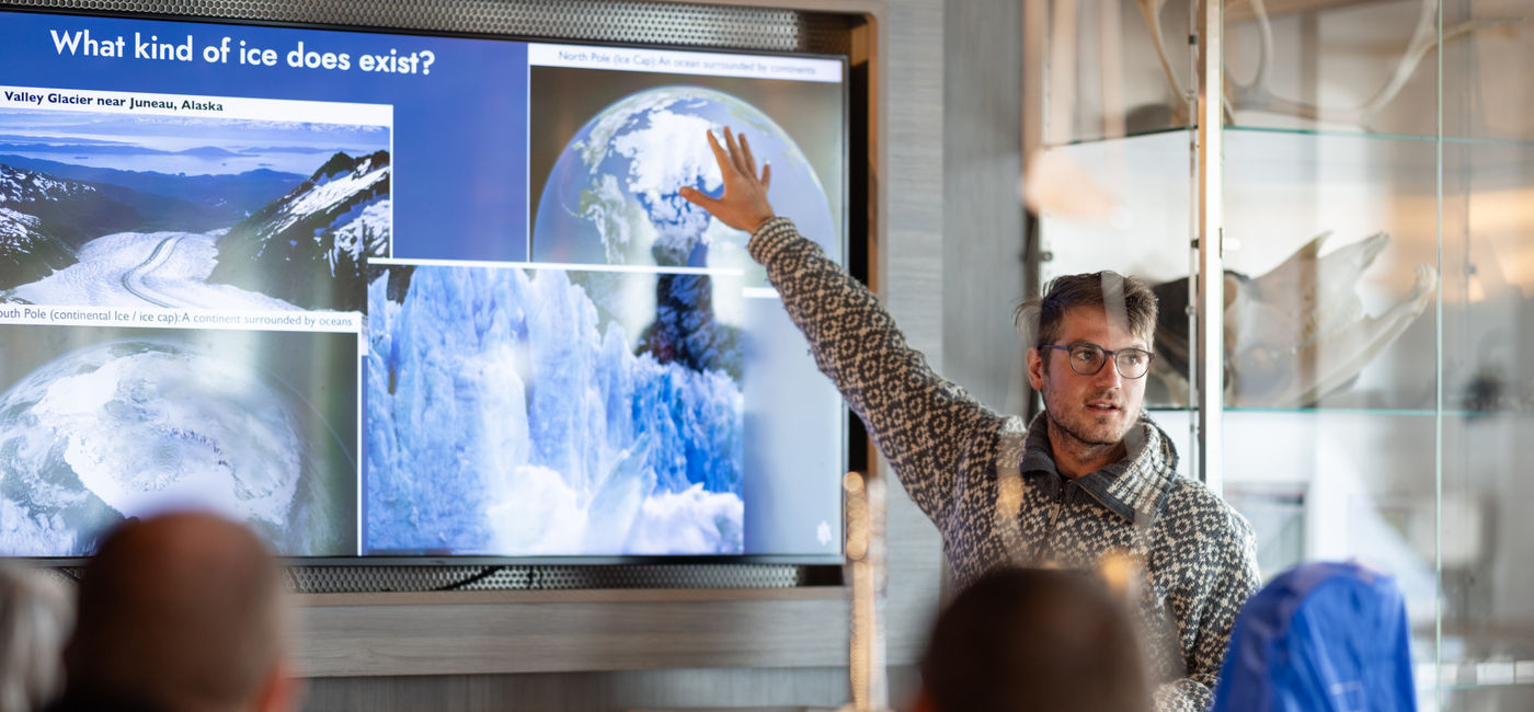 Image: Ms Fridtjof Nansen Science Center (Photo Credit: Espen Mills/HX Expeditions)