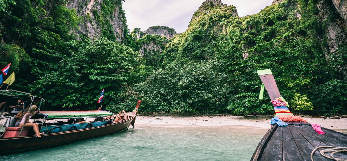 Image: Phi Phi Islands in Thailand.  (Photo Credit: Sebastian Pichler / EF Go Ahead Tours)