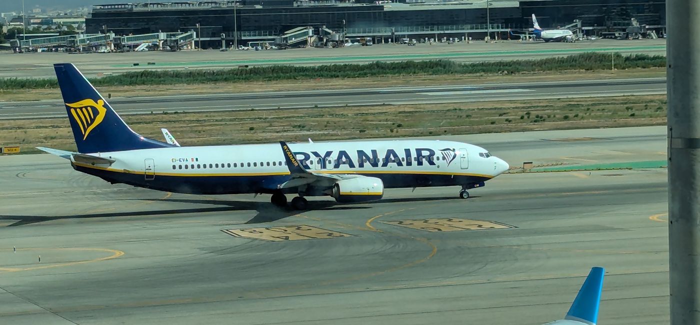 Image: Ryanair plane (Photo Credit: Eric Bowman)