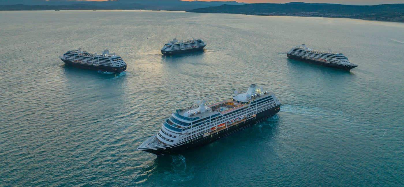 Image: The Azamara Cruises' fleet (Photo Credit: Azamara Cruises)
