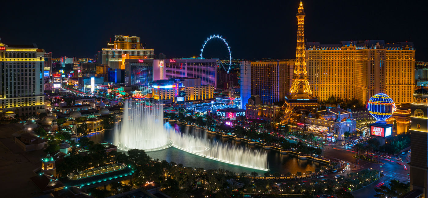 Image: The Las Vegas Strip at night. (Photo via  f11photo/iStock/Getty Images Plus) (f11photo / iStock / Getty Images Plus)