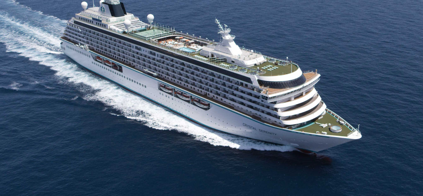 Image: The newly reimagined Crystal Serenity cruise ship (Photo Credit: Crystal)