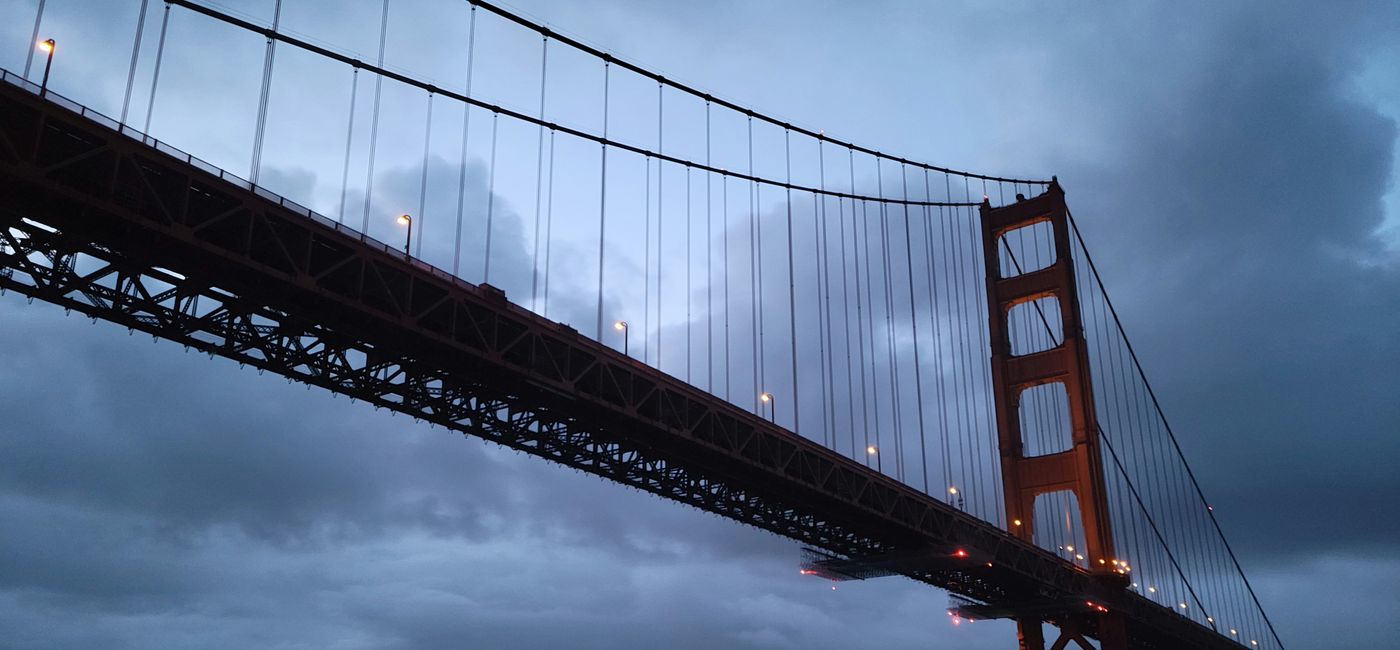 Image: The view of the Golden Gate Bridge as the Celebrity Solstice sails underneath while nearing San Francisco. (Photo Credit: Lacey Pfalz)