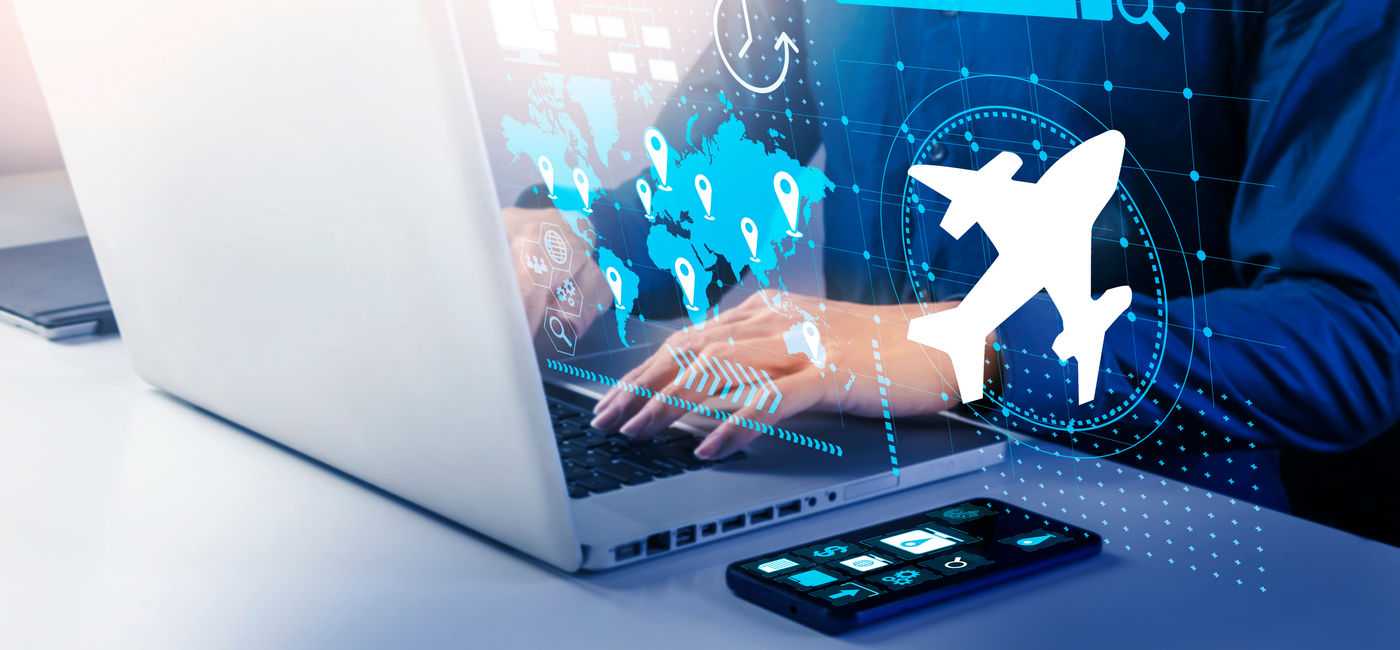 Image: Travel technology concept. (Photo Credit: oselote/Adobe)