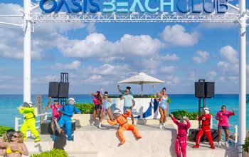 Entertainment at Oasis Beach Club