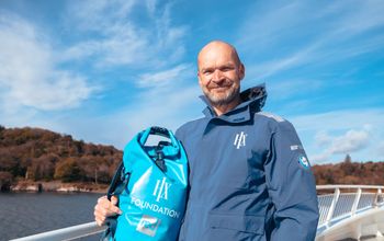 Monty Halls with the Big Blue Bag