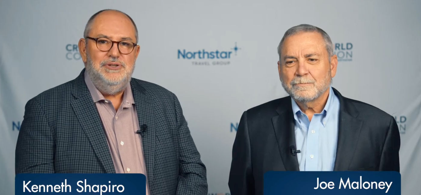 Photo: Joe Maloney of Mitsui Ocean Cruises (Photo Credit: Northstar Travel Group)