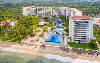 Aerial view of the Fiesta Americana Nuevo Vallarta in Puerto Vallarta, Mexico.