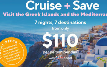 Set sail on a Heavenly Greece, Croatia, or Italy itinerary and enjoy a complimentary shore excursion on us