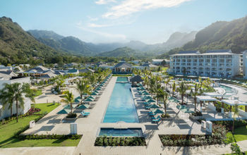 Sandals approved Saint Vincent and the Grenadines- Aerial Pool to Lobby