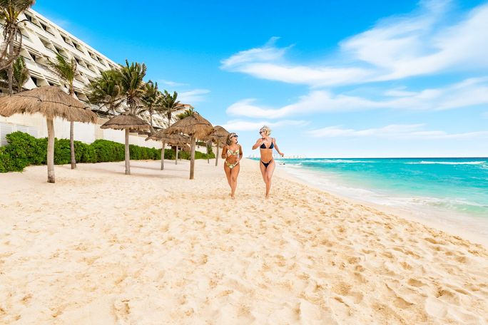 The beach at Grand Oasis The beach at Grand Oasis