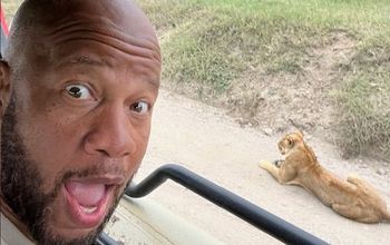 Belvin Baldwin on a safari in Tanzania 