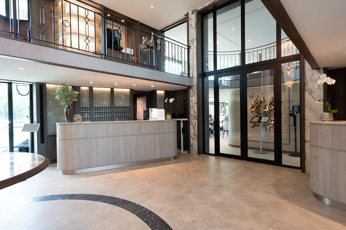 The lobby of Riviera Radiance The lobby of Riviera Radiance