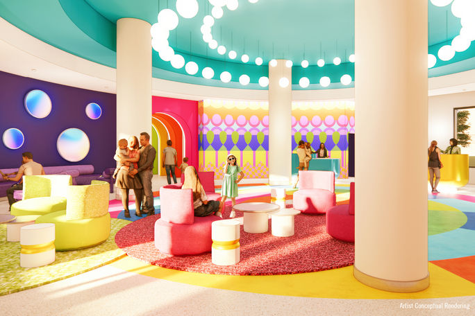 Universal Kids Resort hotel lobby